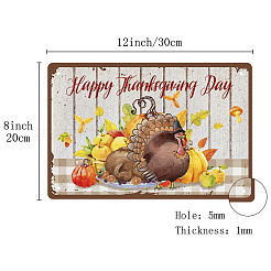Metal Iron Sign Poster&nbsp;AJEW-WH0157-601
