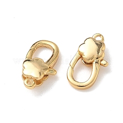 Brass Lobster Claw Clasps&nbsp;KK-Z136-21G-01