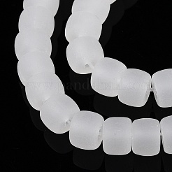 Imitation Jade Glass Beads Strands&nbsp;GLAA-N002-8mm-01