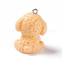 Opaque Resin Pendants&nbsp;RESI-E032-01P-06