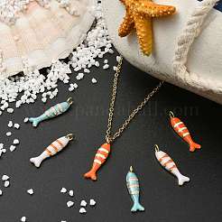 6Pcs 3 Colors Brass Pendants&nbsp;KK-CJ0005-67