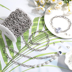 DIY Oxidation Aluminum Cable Chains Necklaces/Bracelets Making Kits&nbsp;DIY-SP0001-87A-S