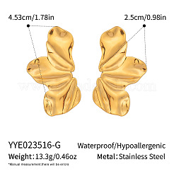 Stainless Steel Butterfly Wing Stud Earrings&nbsp;ZG8385-1