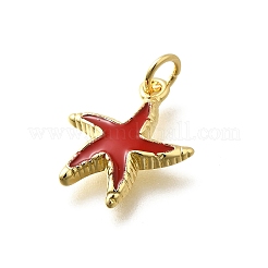 Brass Enamel Pendants&nbsp;KK-P295-53G