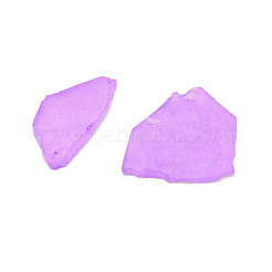 Ocean Series Frosted Glass Cabochons&nbsp;LS-GLAA-WH0031-06B