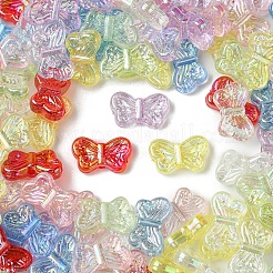 105Pcs 7 Colors UV Plating Iridescent Transparent Acrylic Beads&nbsp;OACR-FS0001-88