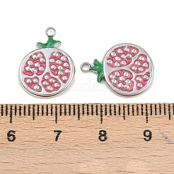 304 Stainless Steel Enamel Pendants&nbsp;STAS-Z166-23E-P
