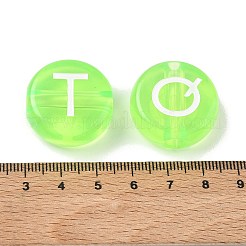 Transparent Acrylic European Beads&nbsp;MACR-K365-02B-04