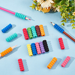120Pcs 10 Colors EVA Foam Pencil Gripper&nbsp;AJEW-GF0006-31B