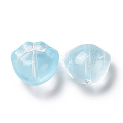 Transparent Spray Painted Glass Beads&nbsp;GLAA-I050-05