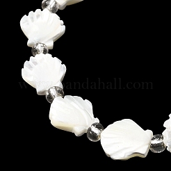 Natural Trochid Shell/Trochus Shell Beads Strands&nbsp;BSHE-A002-06