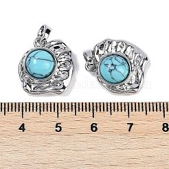 Synthetic Turquoise Pendants&nbsp;KK-U043-43P-B