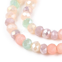 Electroplate Glass Beads Strands&nbsp;GLAA-T023-A16-03