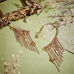 8Pcs Brass Ear Cuff Findings&nbsp;KK-UN0001-54