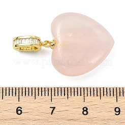 Natural Rose Quartz Pendants&nbsp;PALLOY-JF05492