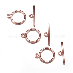 Tibetan Style Toggle Clasps&nbsp;TIBE-A12208-RG-NR