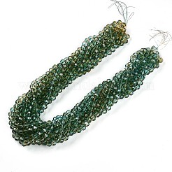 Baking Paint Transparent Glass Beads&nbsp;X1-DGLA-A035-T10mm-A08