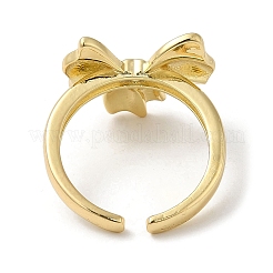Brass Open Cuff Rings&nbsp;RJEW-Q778-25G
