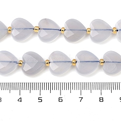Natural Blue Chalcedony Beads Strands&nbsp;G-B044-B12-01