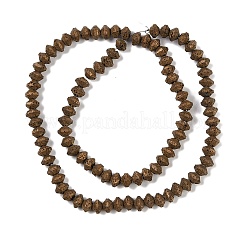 Electroplated Natural Lava Rock Beads Strands&nbsp;G-A234-F02-01B