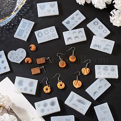 16Pcs 16 Styles Silicone Clay Mold&nbsp;SIMO-TAC0001-17