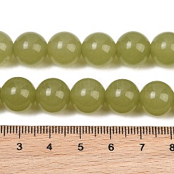 Natural Dyed White Jade Beads Strands&nbsp;GG-CBAEB22-B01-12mm-05