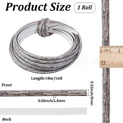 10M Plastic Imitation Rattan Wicker&nbsp;DIY-GF0013-83B