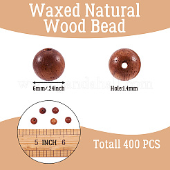 Natural Scentedros Wood Beads&nbsp;WOOD-TA0001-34