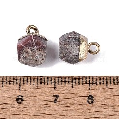 Natural Rhodonite Pendants&nbsp;G-N359-18G-12