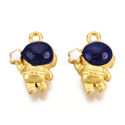 Rack Plating Alloy Enamel Pendants&nbsp;PALLOY-N172-071