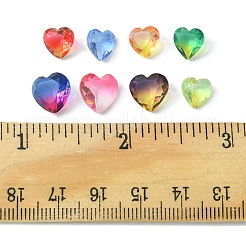 10Pcs 2 Style Faceted K9 Glass Rhinestone Cabochons&nbsp;GGLA-FS0001-02