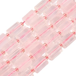 Natural Rose Quartz Beads Strands&nbsp;G-G453-E12-10x14mm