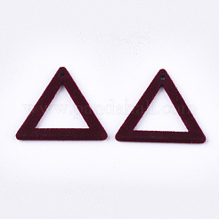 Flocky Acrylic Pendants&nbsp;FIND-T046-19