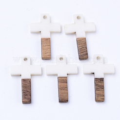 Resin & Walnut Wood Pendants&nbsp;RESI-N025-012A
