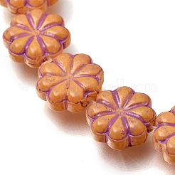 Painted Glass Beads Strands&nbsp;GLAA-Z021-17
