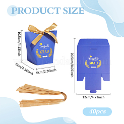 40Pcs Congrats Grad Cardboard Paper Gift Storage Boxes&nbsp;CON-PH0003-38A