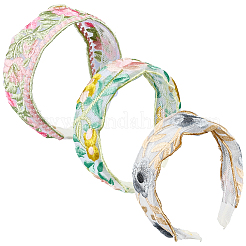 3Pcs 3 Colors Polyester Hair Bands&nbsp;MRMJ-CY0001-02