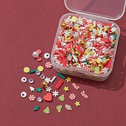 25G Christmas Handmade Polymer Clay Cabochons&nbsp;CLAY-FS0001-14