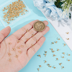 150Pcs Brass Bead Tips&nbsp;KK-UN0003-37