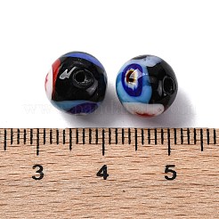 Handmade Millefiori Lampwork Beads&nbsp;LAMP-R003-02B-01