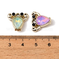 UV Plating Alloy Glass Pendants&nbsp;FIND-K032-13G