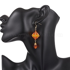 Mixed Stone Dangle Earrings&nbsp;EJEW-MZ00669