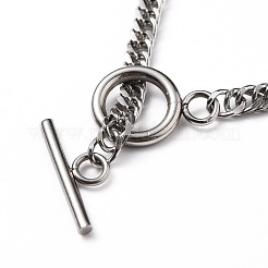 Tarnish Resistant 304 Stainless Steel Diamond Cut Chunky Curb Chains&nbsp;BJEW-JB05766-02