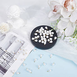 60Pcs ABS Plastic Imitation Pearl Charms&nbsp;KK-BBC0023-54