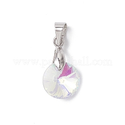 AB Color Plated Glass Charms&nbsp;PALLOY-JF04593-02