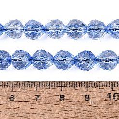 Crackle Transparent Glass Beads Strands&nbsp;GLAA-N068-04A-02