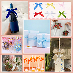 60Pcs 6 Colors Polyester Bowknot&nbsp;FIND-PH0021-91