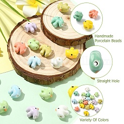 10Pcs Handmade Porcelain Ceramic Beads&nbsp;PORC-YW0001-79