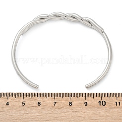 304 Stainless Steel Cuff Bangles for Women&nbsp;BJEW-F497-01P