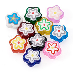 10Pcs 10 Colors Handmade Glass Enamel Beads&nbsp;GLAA-TA0003-96